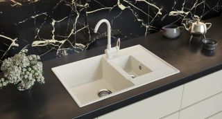 Смеситель для кухни Ulgran Quartz UQ-006-04 платина